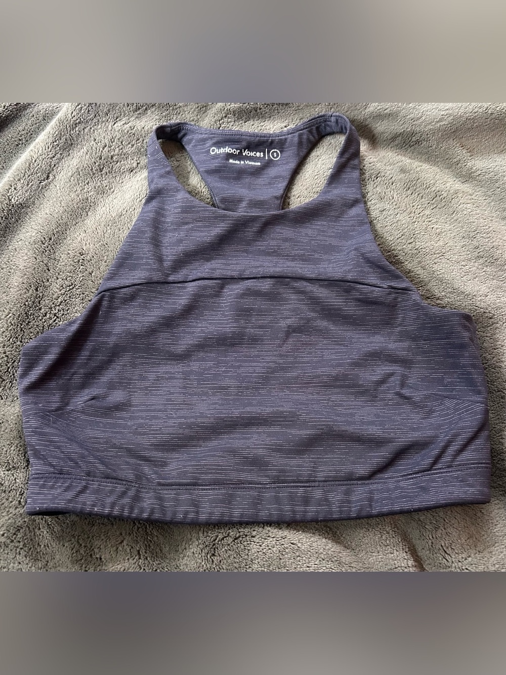 Outdoor Voices Heathered Sports Bra